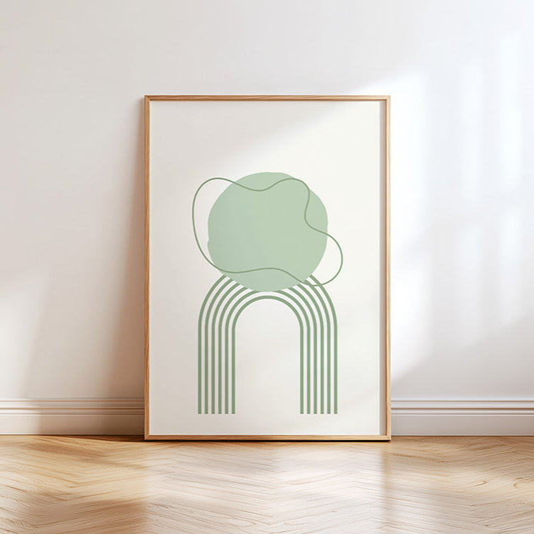 Abstrakte Formen Poster - LostPrint