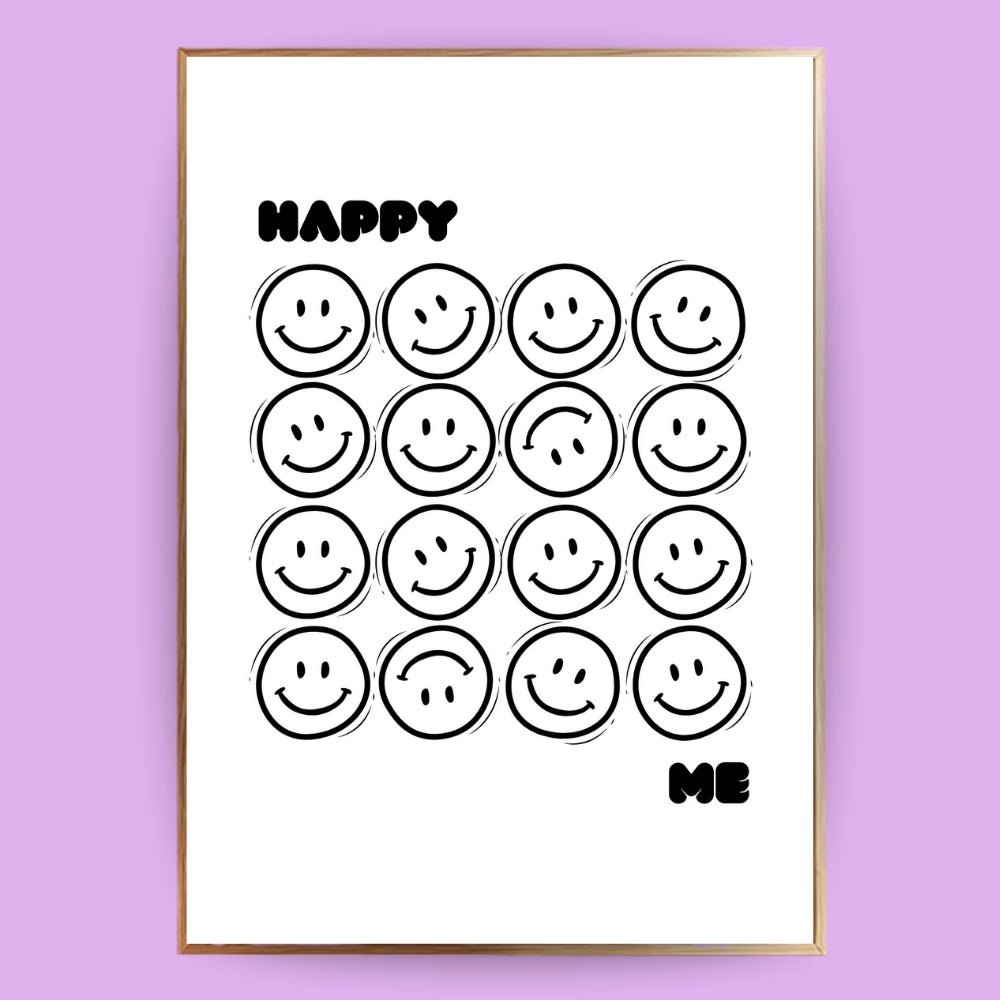 Happy me Poster - 13x18 cm - LostPrint