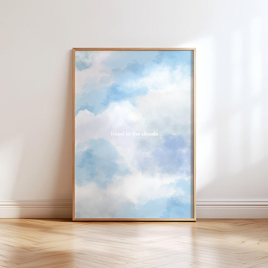 Head in the clouds Poster - 13x18 cm - LostPrint