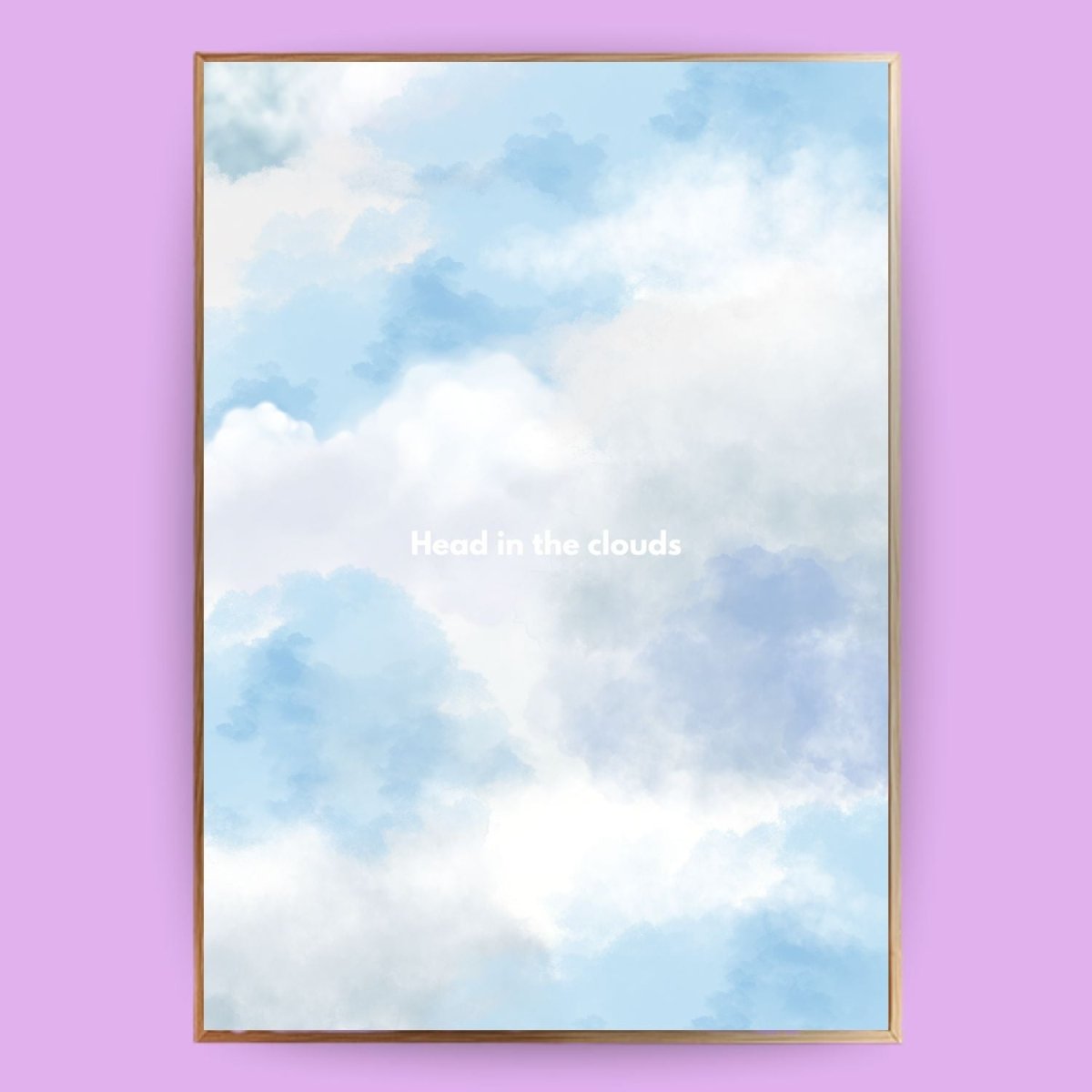 Head in the clouds Poster - 13x18 cm - LostPrint