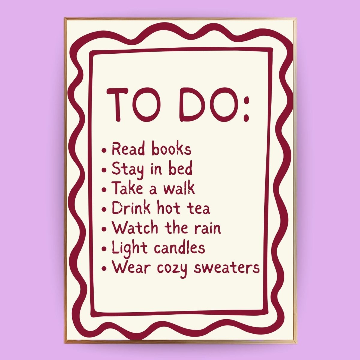 Herbst To Do´s Poster - 13x18 cm - LostPrint