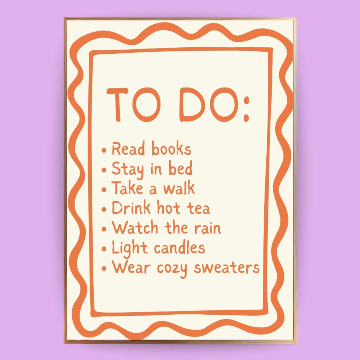 Herbst To Do´s Poster - 13x18 cm - LostPrint