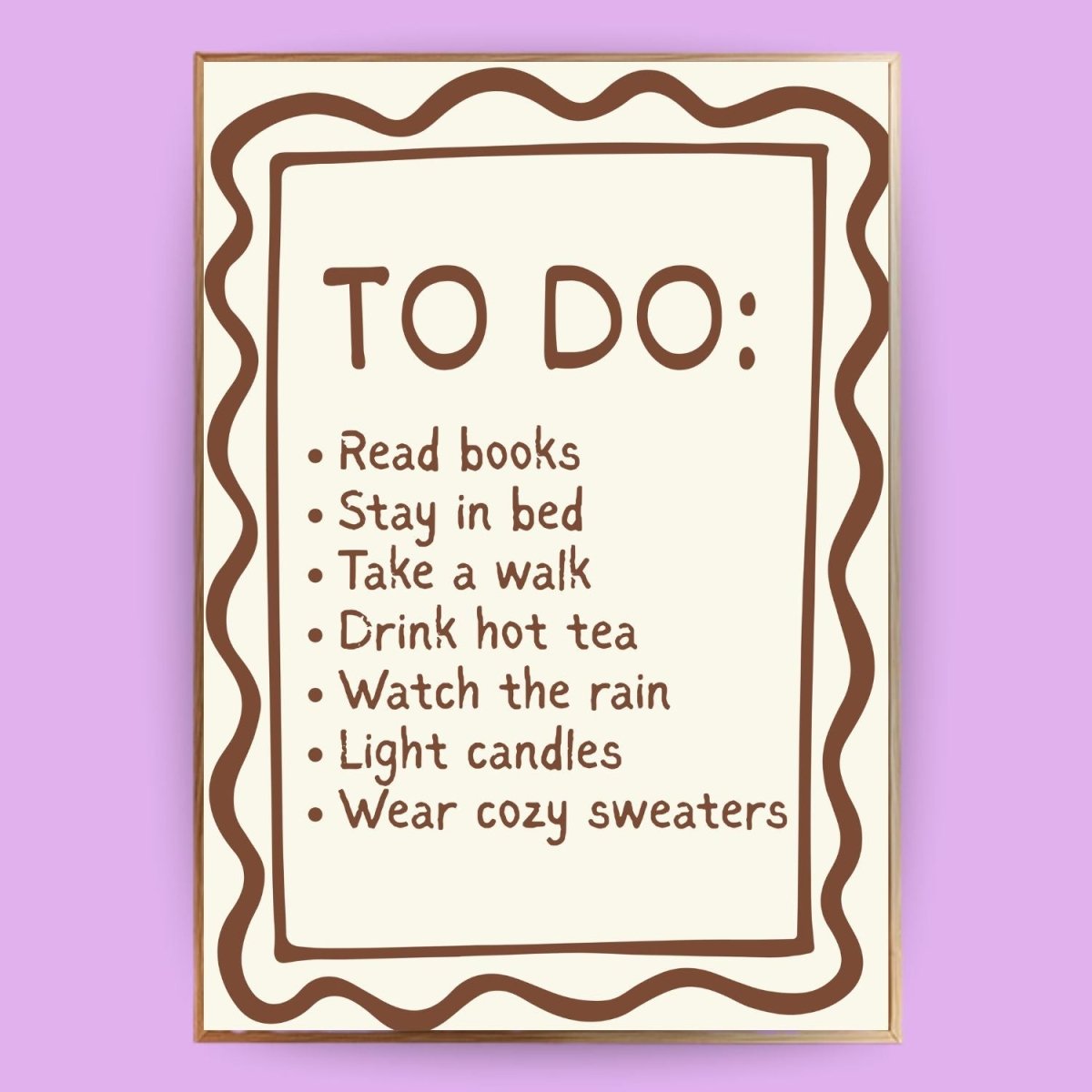 Herbst To Do´s Poster - 13x18 cm - LostPrint