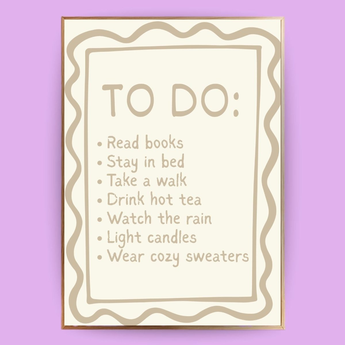 Herbst To Do´s Poster - 13x18 cm - LostPrint