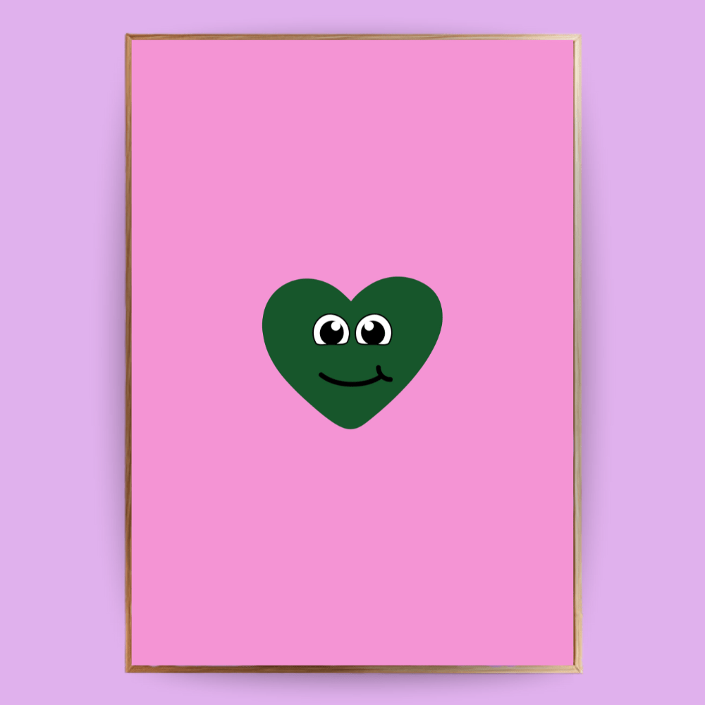 Herzchen Poster - 13x18 cm - LostPrint