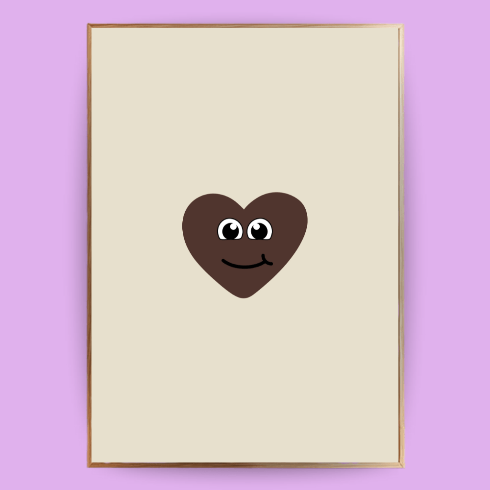 Herzchen Poster - 13x18 cm - LostPrint