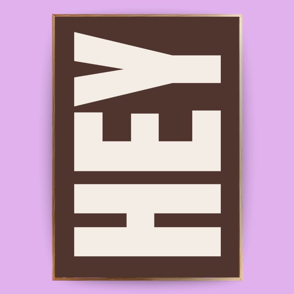 Hey Poster - 13x18 cm - LostPrint