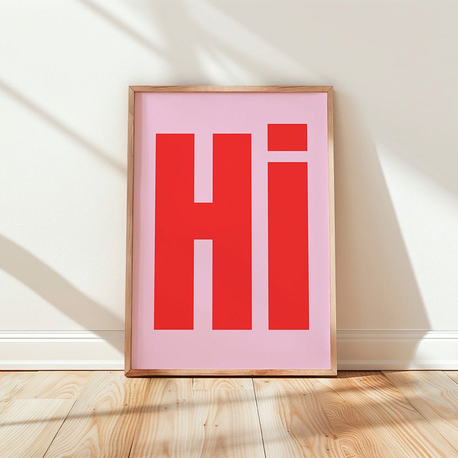 Hi Poster - 13x18 cm - LostPrint