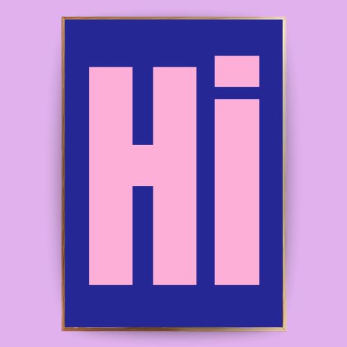 Hi Poster - LostPrint