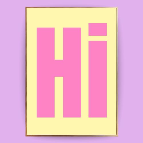 Hi Poster - LostPrint