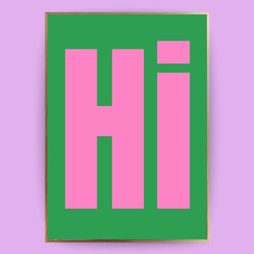 Hi Poster - LostPrint