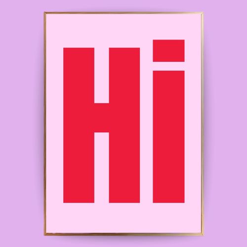 Hi Poster - LostPrint