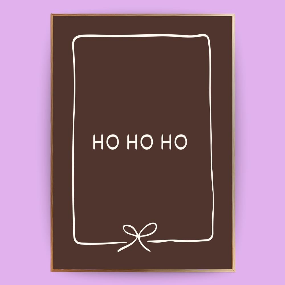 Ho ho ho Poster - 13x18 cm - LostPrint