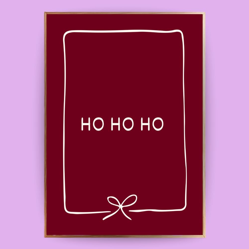 Ho ho ho Poster - 13x18 cm - LostPrint