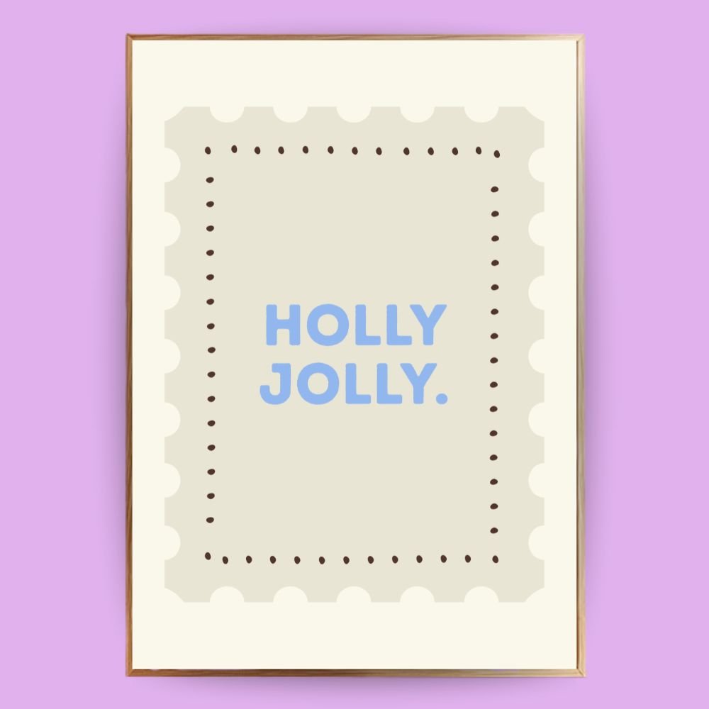 Holly Jolly Poster - 13x18 cm - LostPrint