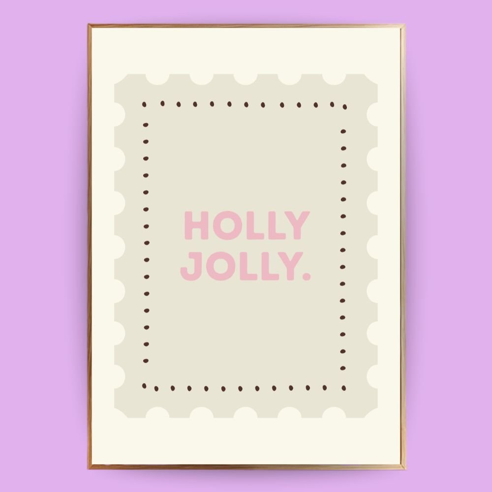 Holly Jolly Poster - 13x18 cm - LostPrint