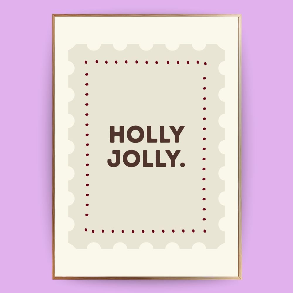 Holly Jolly Poster - 13x18 cm - LostPrint