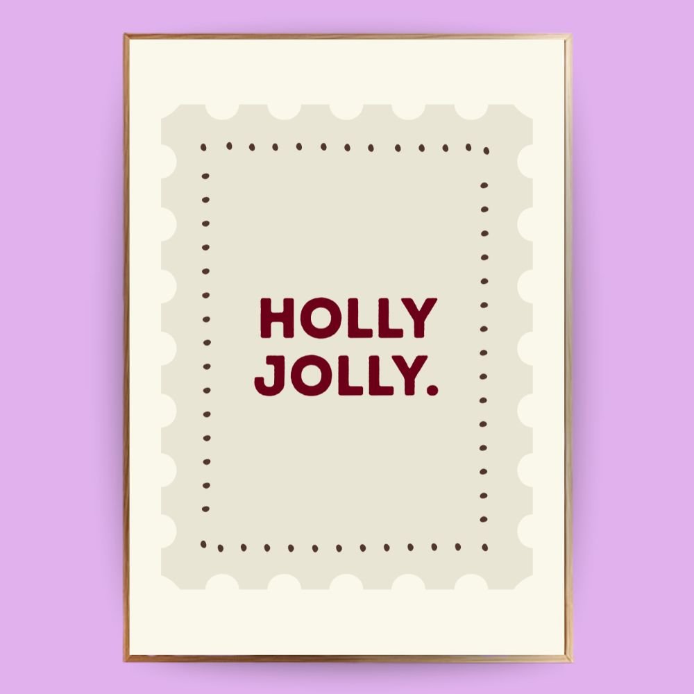 Holly Jolly Poster - 13x18 cm - LostPrint
