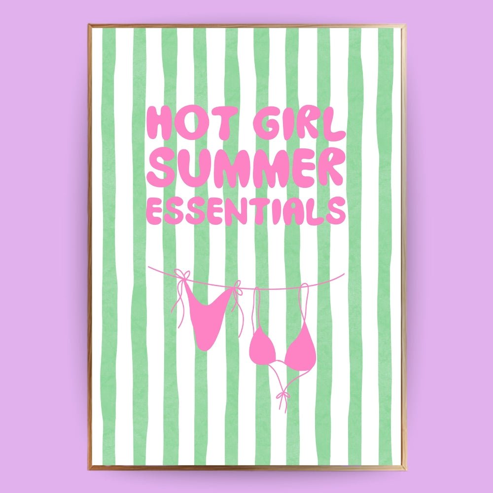 Hot Girl Summer Bikini Poster - 13x18 cm - LostPrint