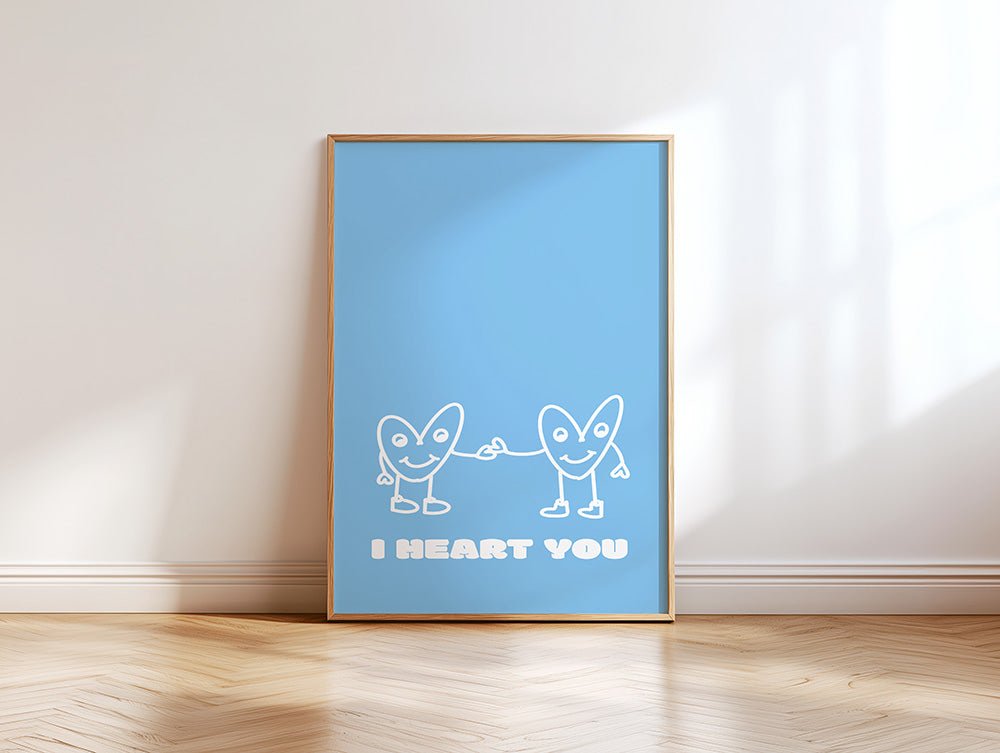 I heart you Poster - 13x18 cm - LostPrint