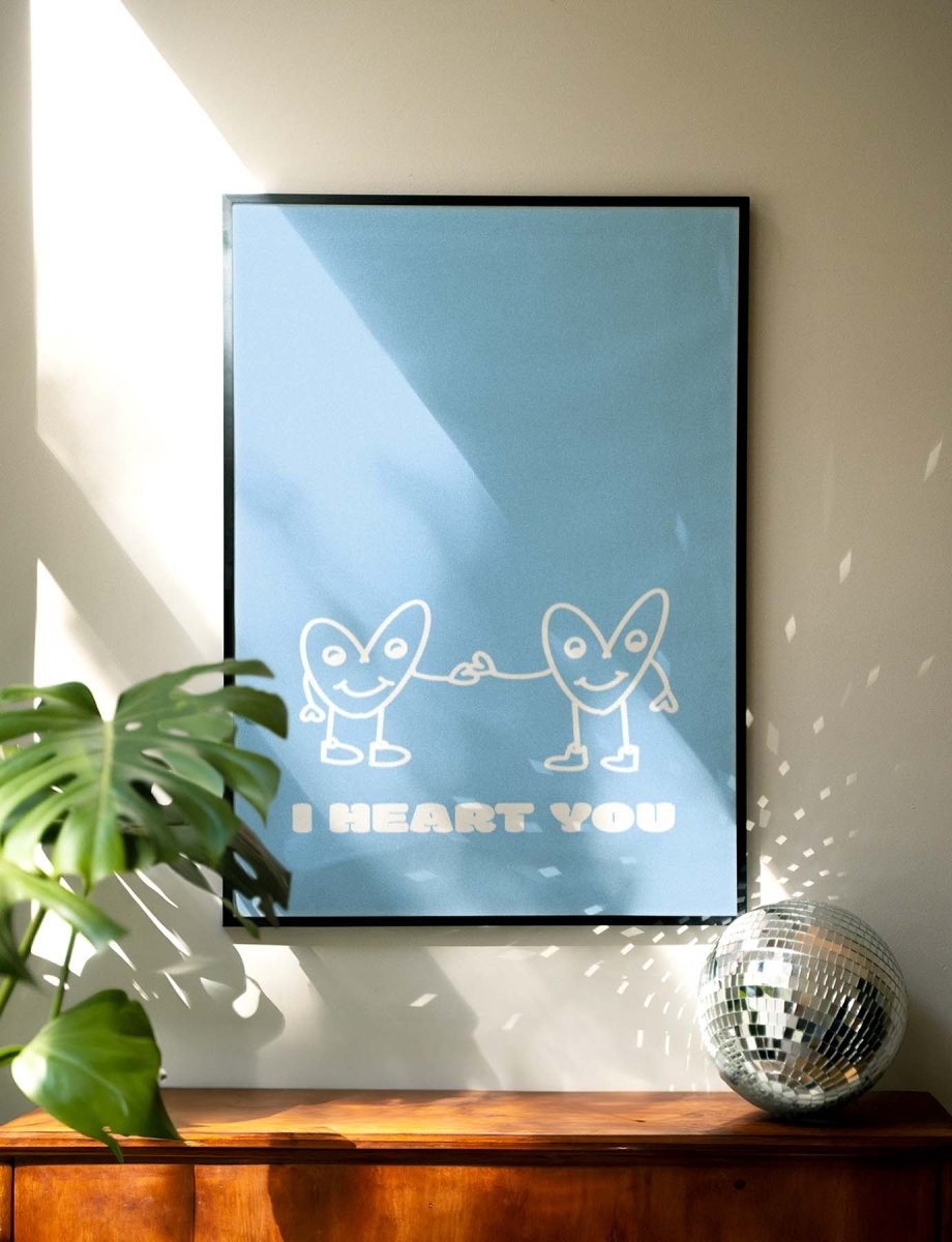 I heart you Poster - 13x18 cm - LostPrint