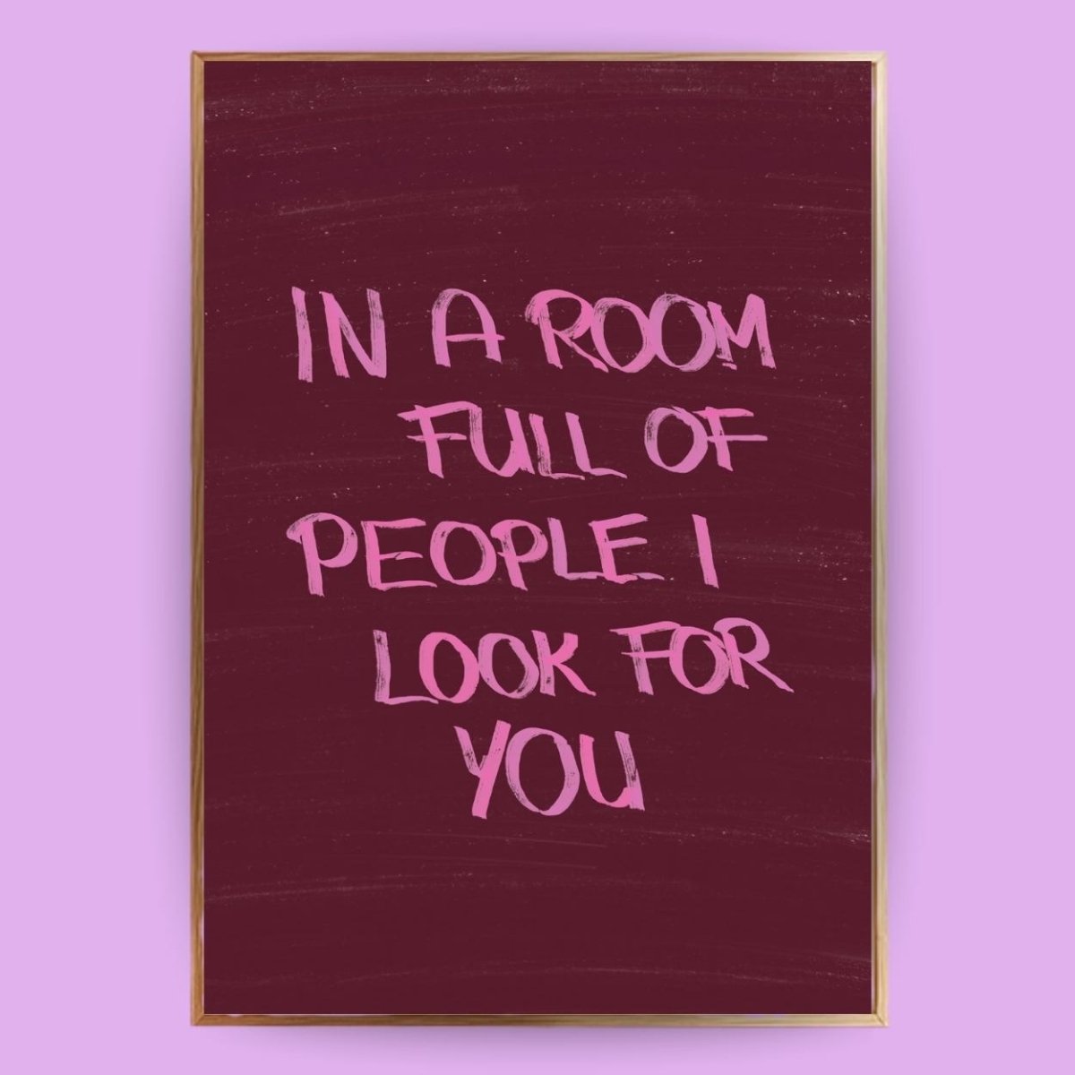 I look for you Poster - 13x18 cm - LostPrint
