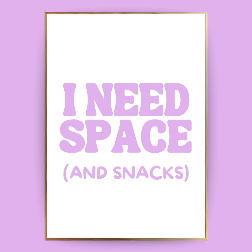 I need space Poster - 13x18 cm - LostPrint