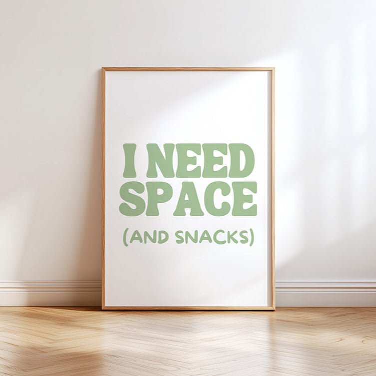 I need space Poster - 13x18 cm - LostPrint