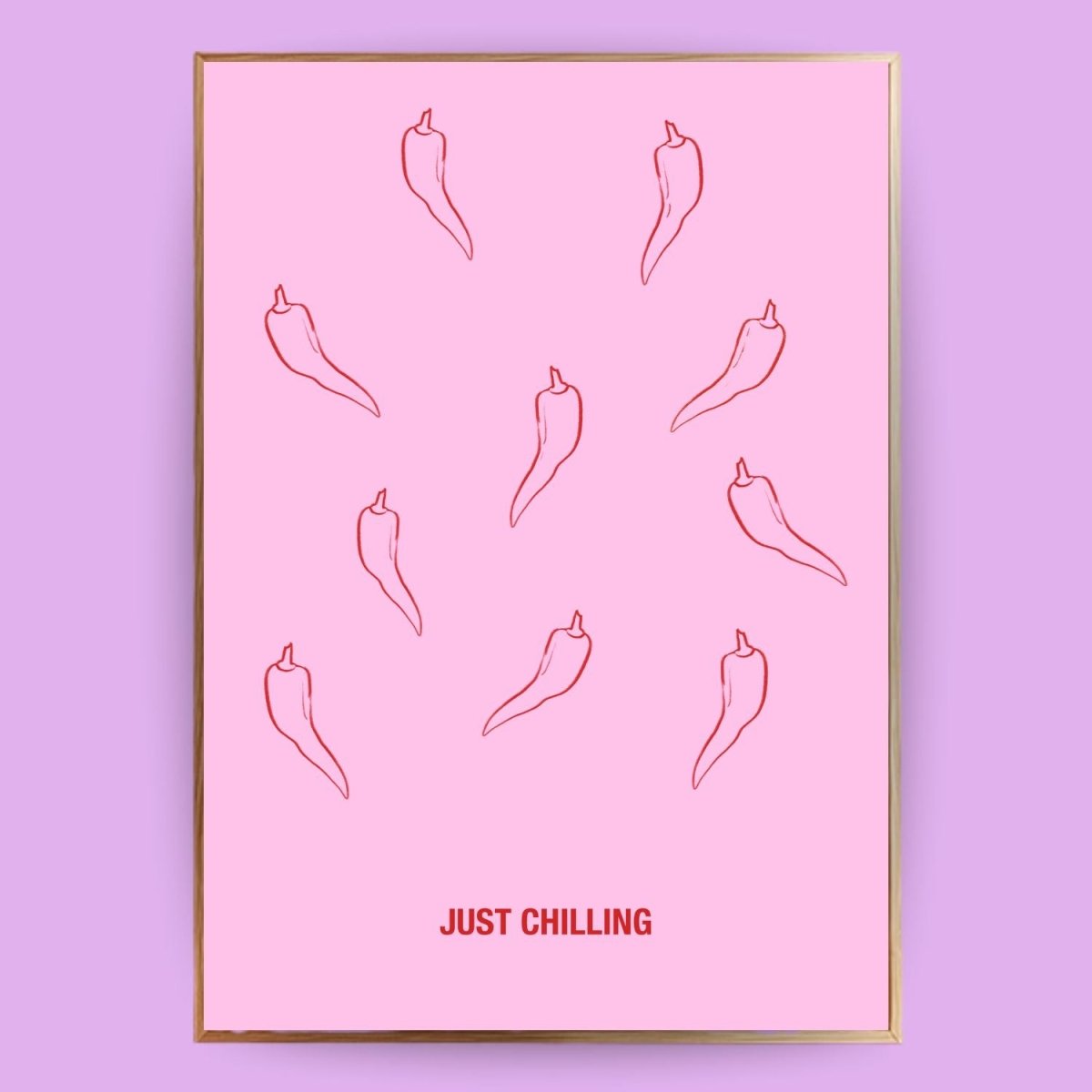 Just chilling Poster - 13x18 cm - LostPrint