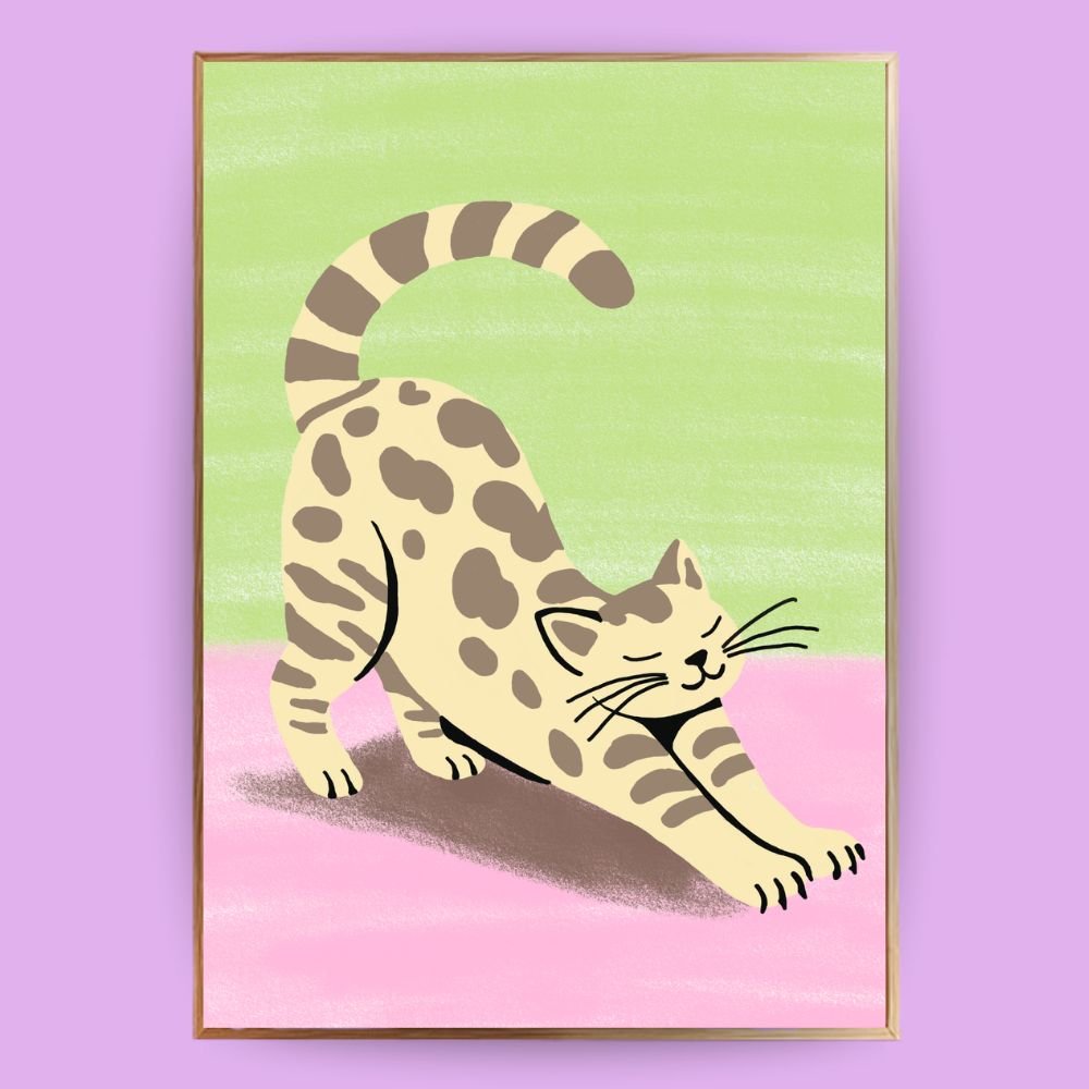 Katzen Poster - 13x18 cm - LostPrint