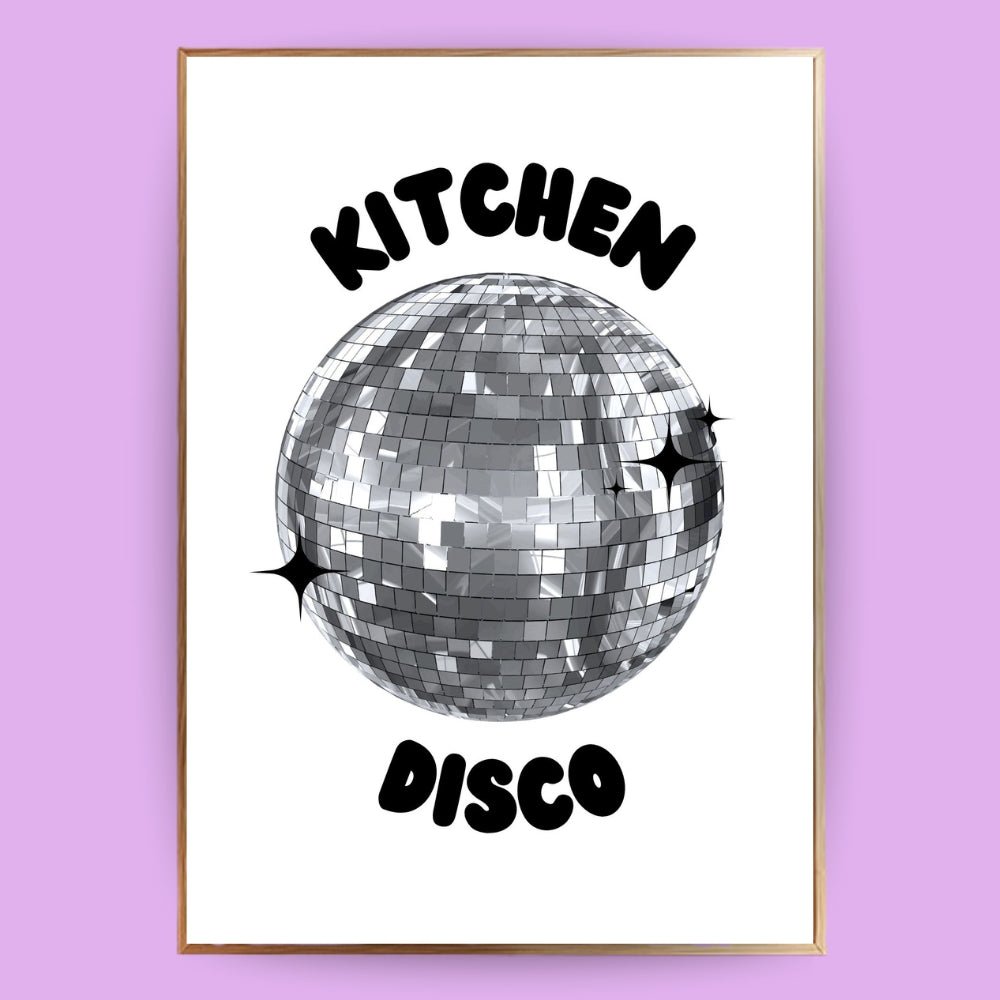 Kitchen Disco Poster - 13x18 cm - LostPrint