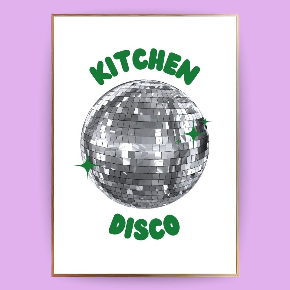 Kitchen Disco Poster - 13x18 cm - LostPrint