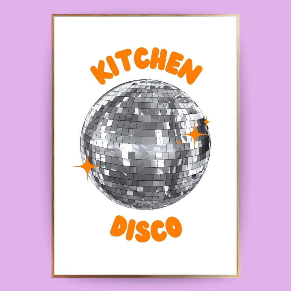 Kitchen Disco Poster - 13x18 cm - LostPrint