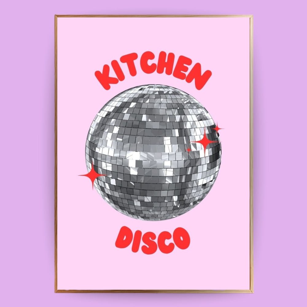 Kitchen Disco Poster - 13x18 cm - LostPrint