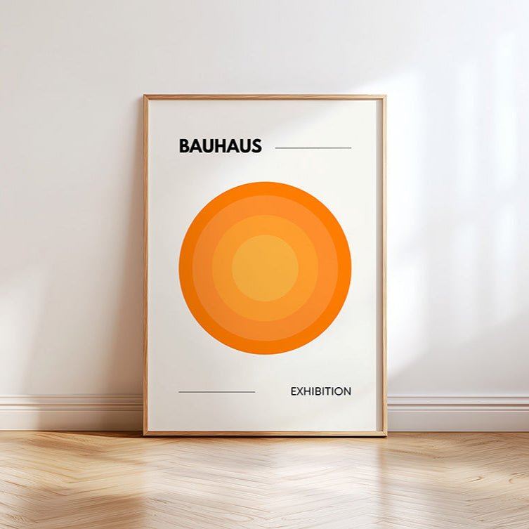 Kreise Bauhaus Poster - 13x18 cm - LostPrint