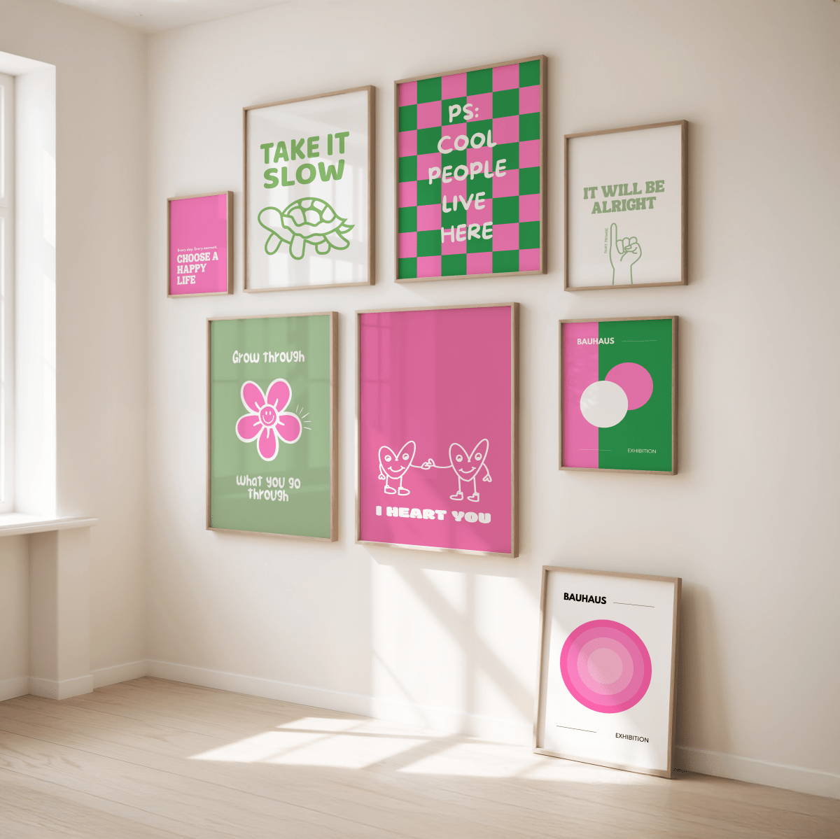 Kreise Bauhaus Poster - 13x18 cm - LostPrint