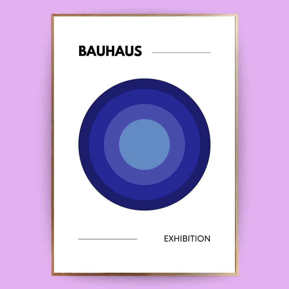 Kreise Bauhaus Poster - 13x18 cm - LostPrint
