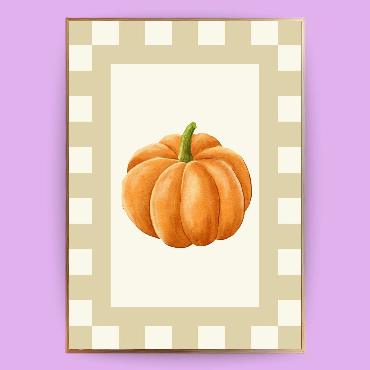 Kürbis Poster - 13x18 cm - LostPrint