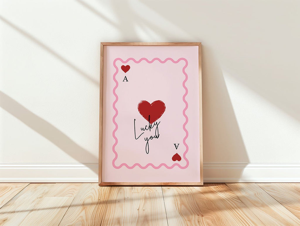 Lucky you Poster - 13x18 cm - LostPrint