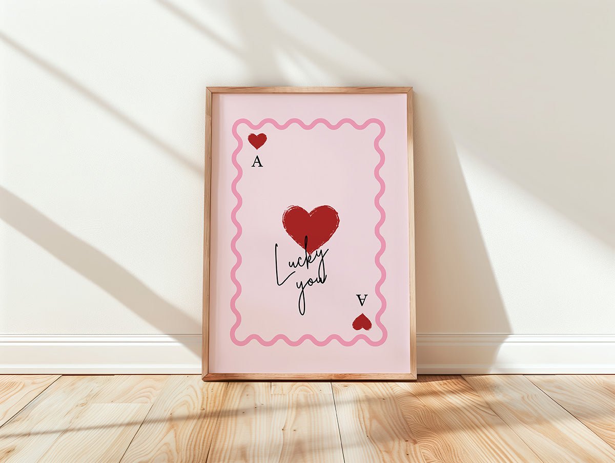 Lucky you Poster - 13x18 cm - LostPrint