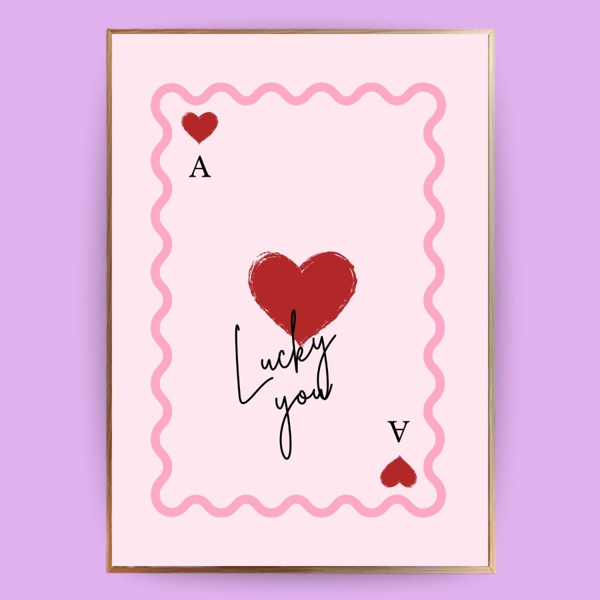 Lucky you Poster - 13x18 cm - LostPrint