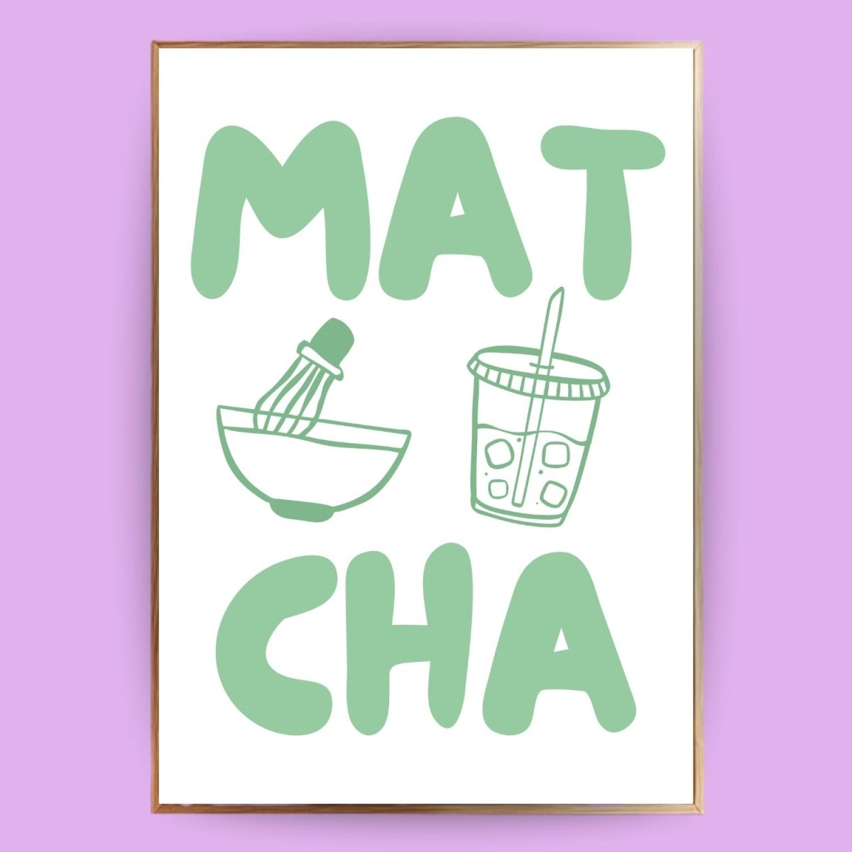 Matcha Poster - 13x18 cm - LostPrint
