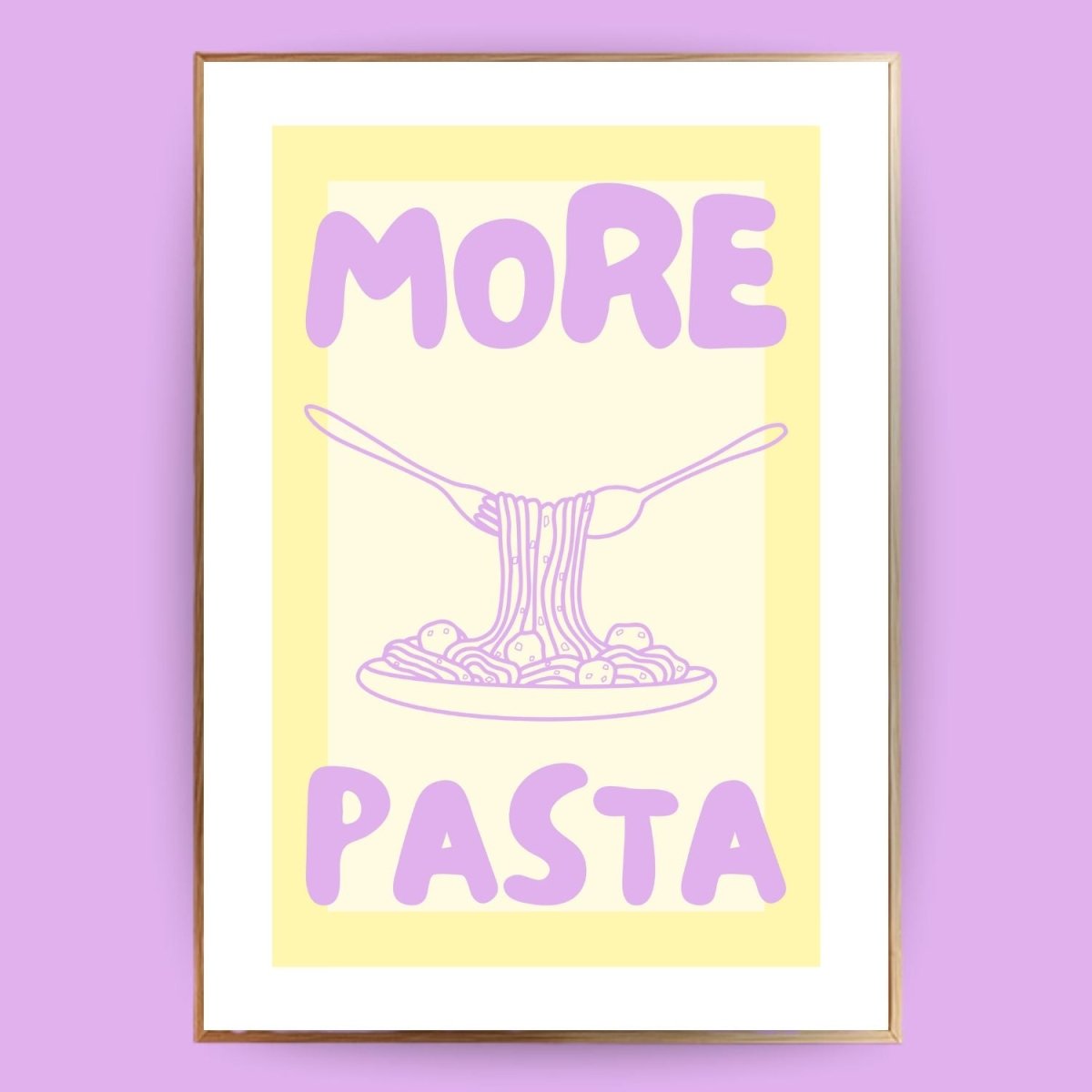 More pasta Poster - 13x18 cm - LostPrint