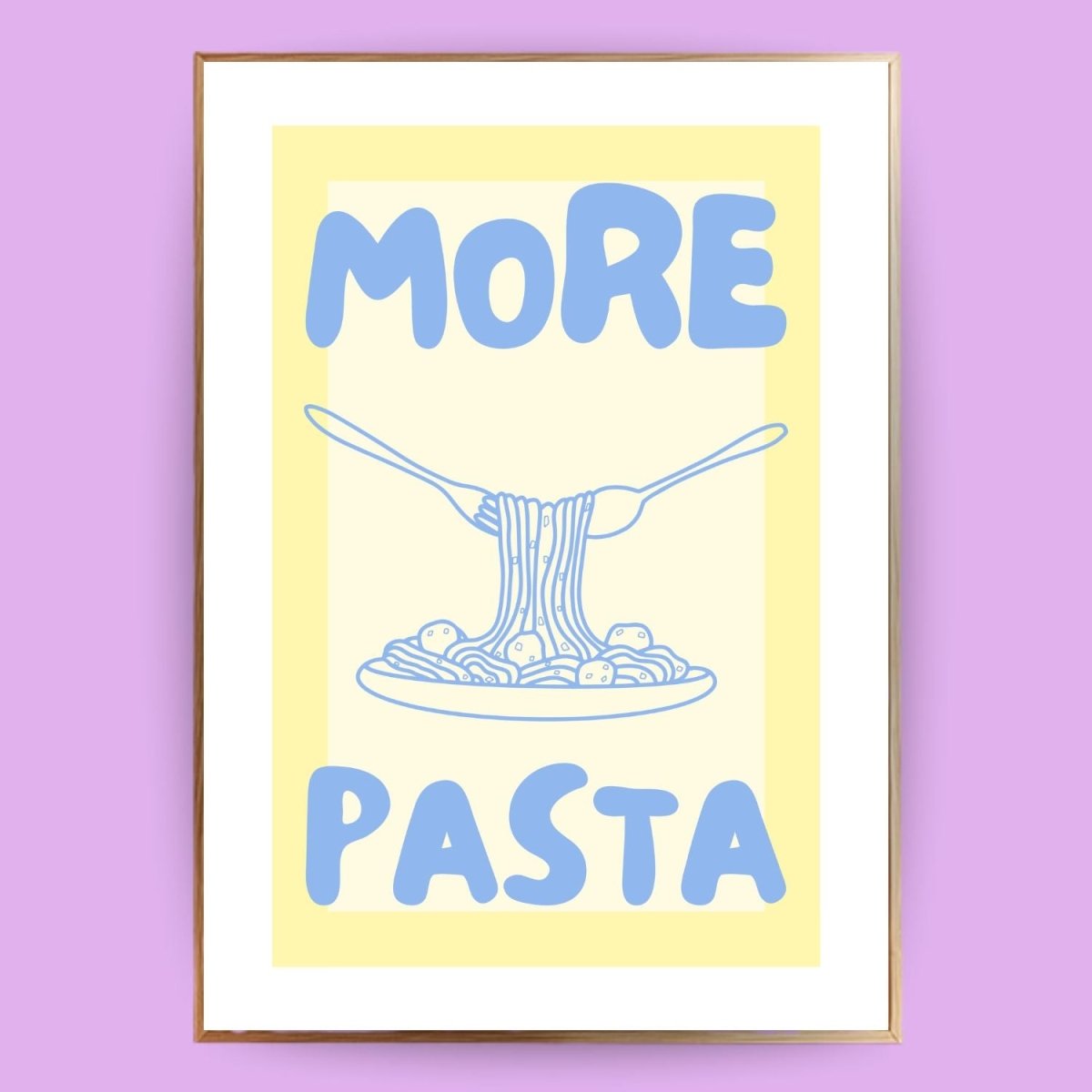 More pasta Poster - 13x18 cm - LostPrint