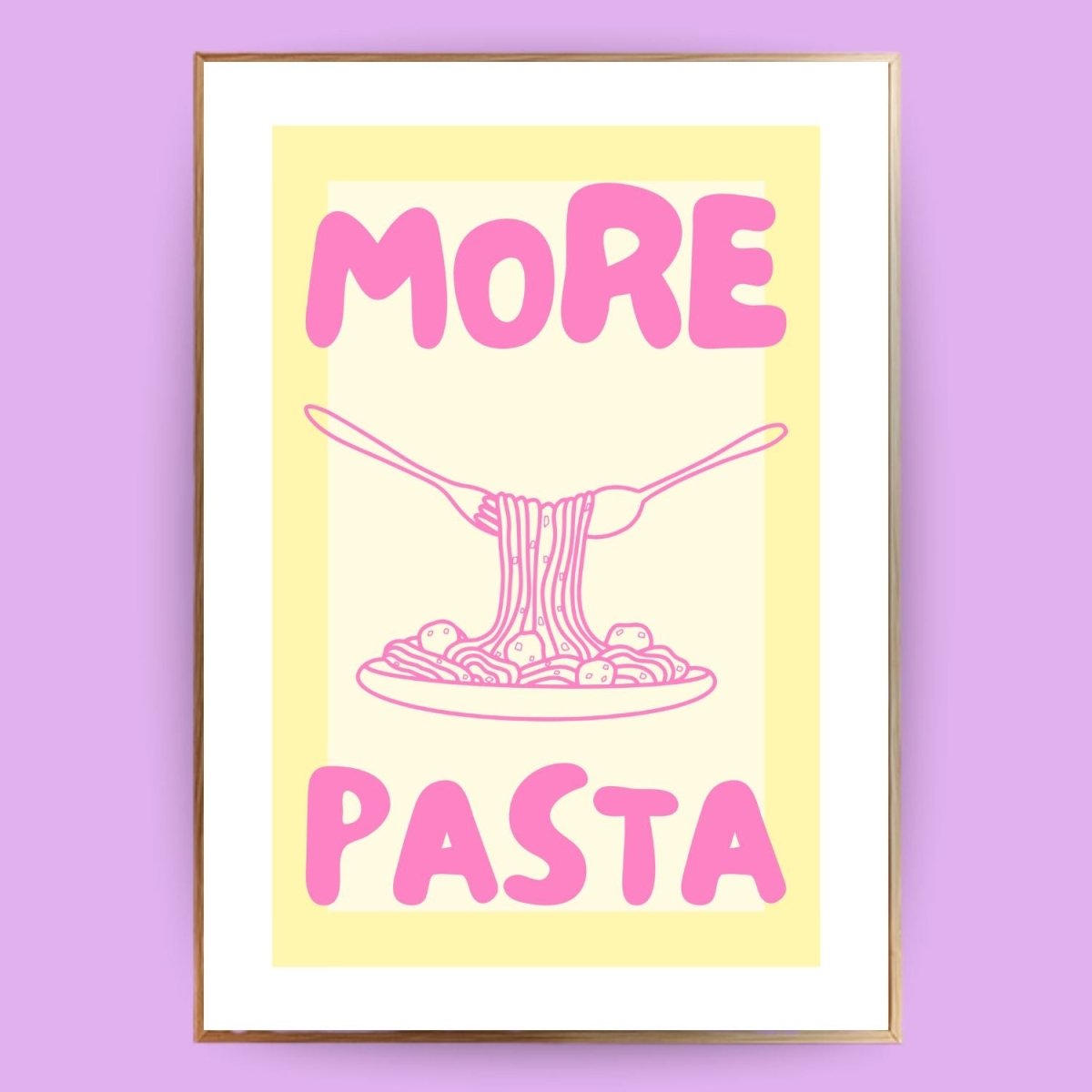 More pasta Poster - 13x18 cm - LostPrint