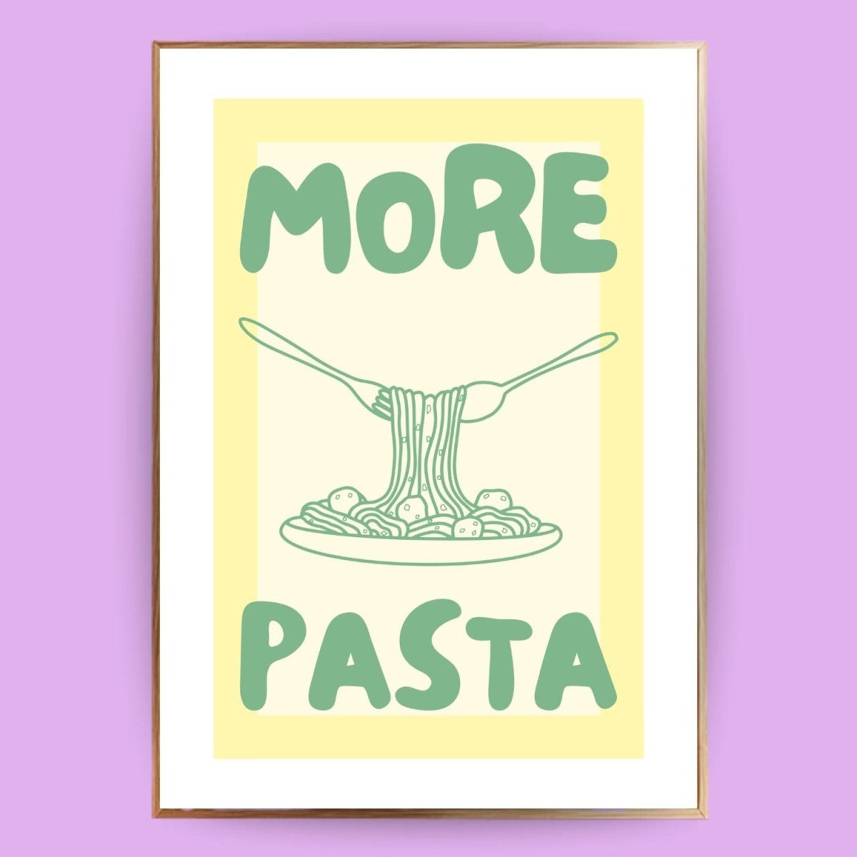 More pasta Poster - 13x18 cm - LostPrint