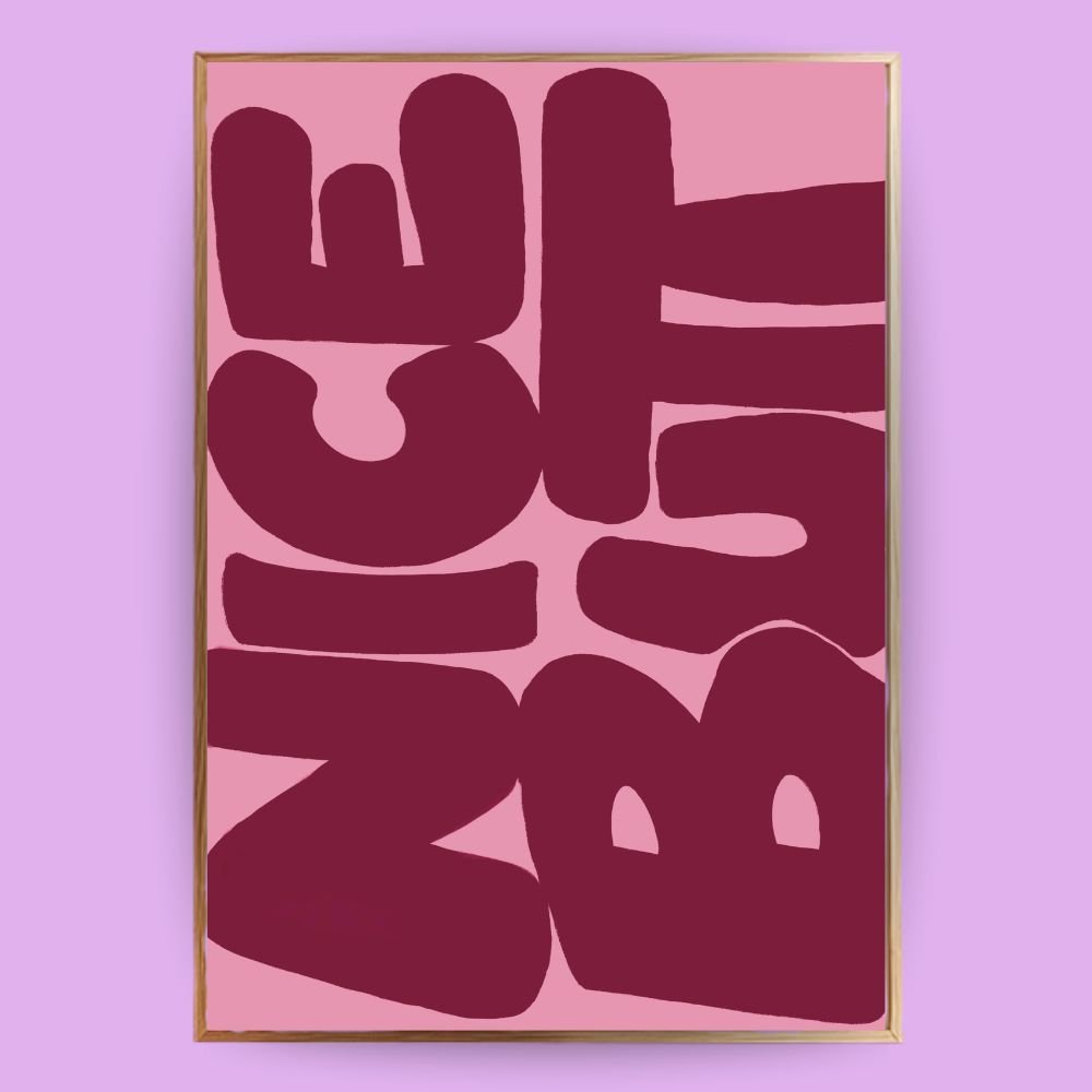 Nice Butt Poster - 13x18 cm - LostPrint