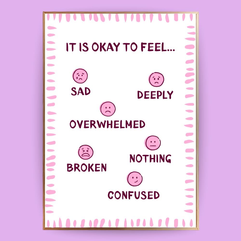 Okay to feel Poster - 13x18 cm - LostPrint