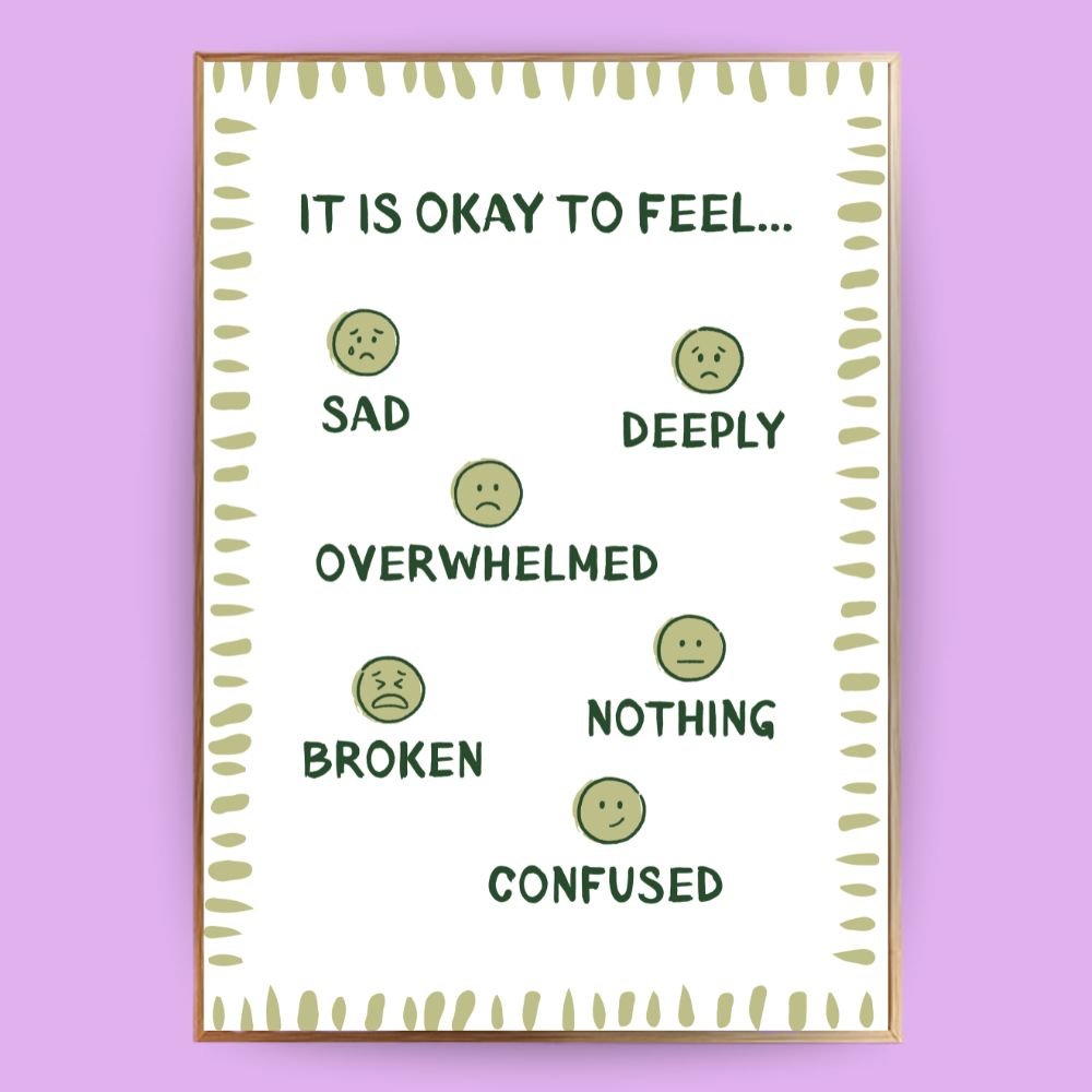 Okay to feel Poster - 13x18 cm - LostPrint