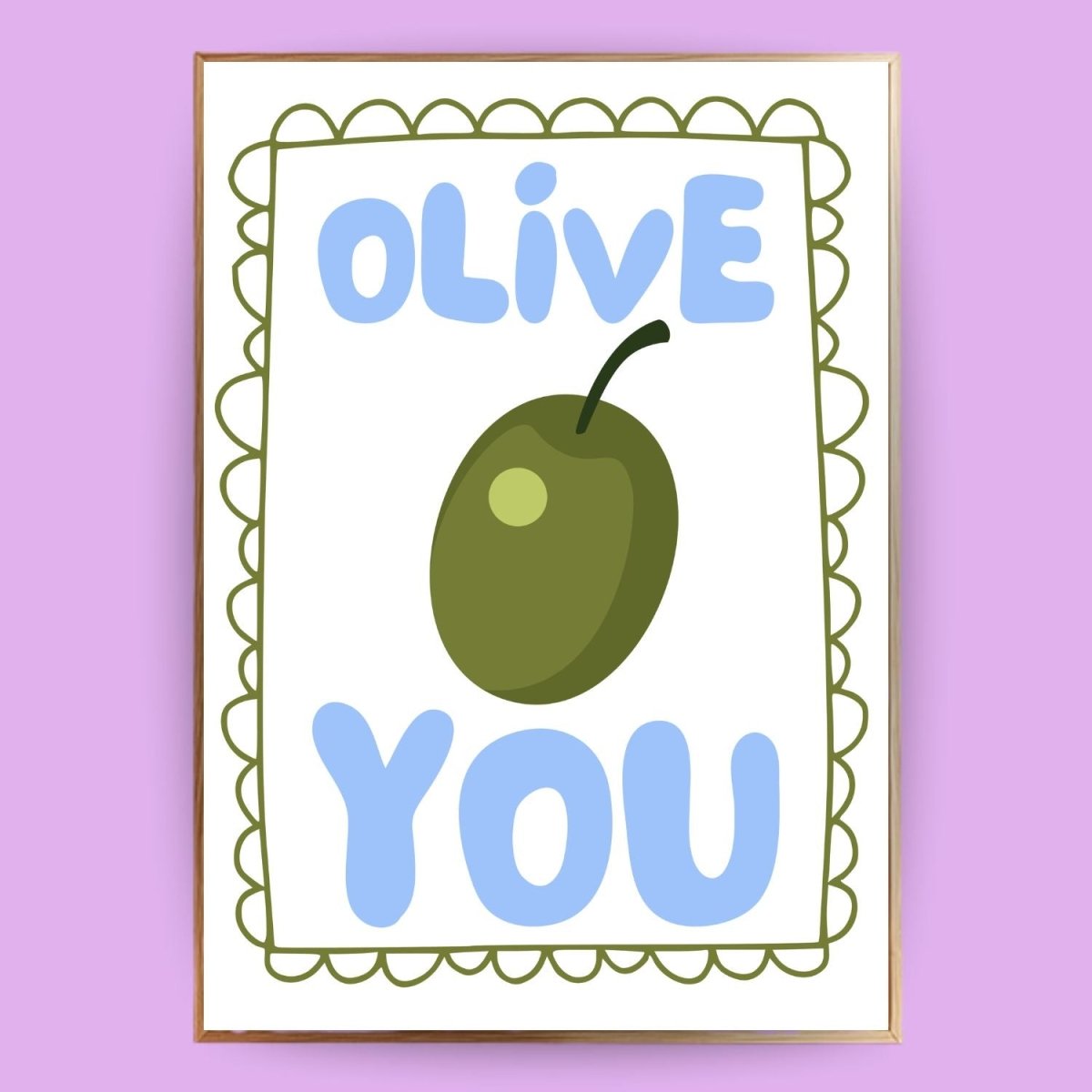 Oliven Poster - 13x18 cm - LostPrint